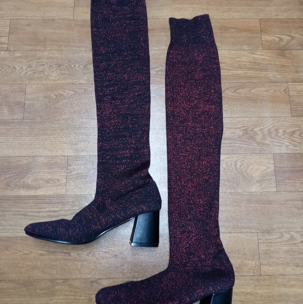 Red and Black Heels